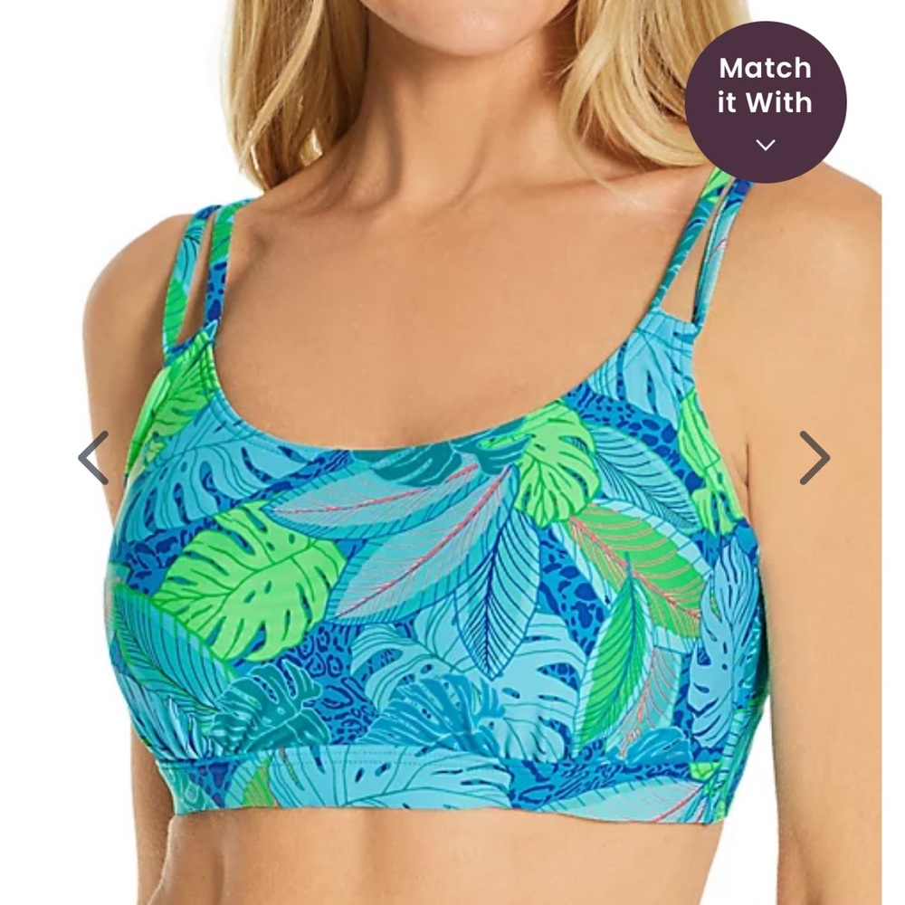 NWT Sunset California Swim Top, 40D/42C